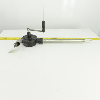 Rotary Crank Hand Drum Pump 20-1/2" Spout 3/4" NPT Out