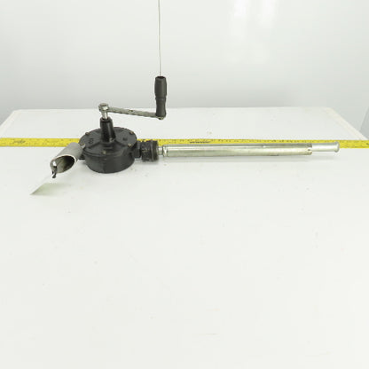 Rotary Crank Hand Drum Pump 20-1/2" Spout 3/4" NPT Out