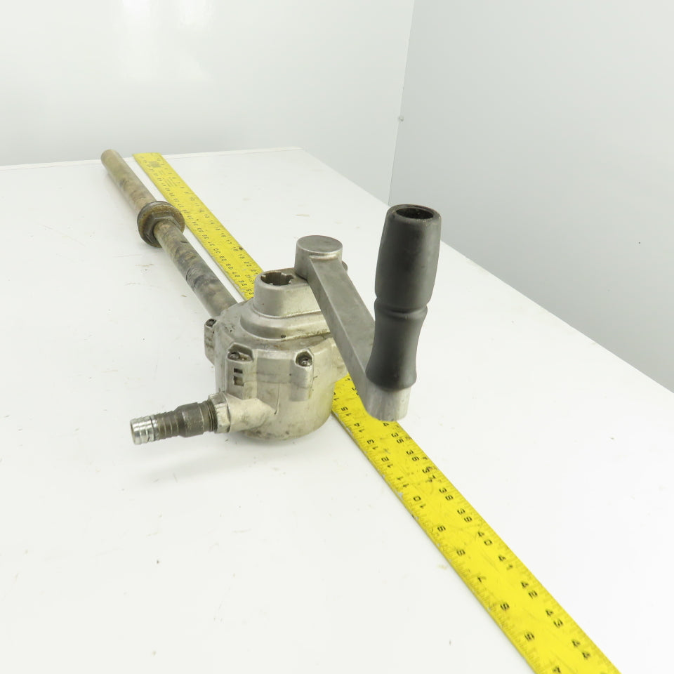 Rotary Hand Drum Pump 24-1/2" Spout 3/4" NPT Out