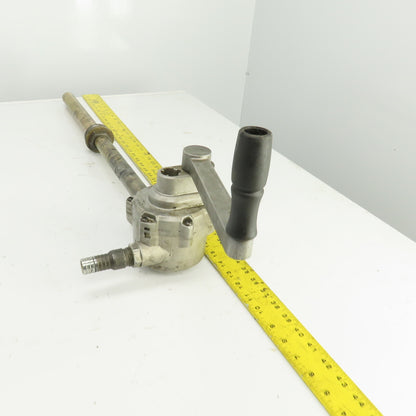 Rotary Hand Drum Pump 24-1/2" Spout 3/4" NPT Out