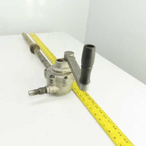 Rotary Hand Drum Pump 24-1/2" Spout 3/4" NPT Out