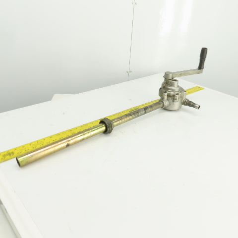 Rotary Hand Drum Pump 24-1/2" Spout 3/4" NPT Out