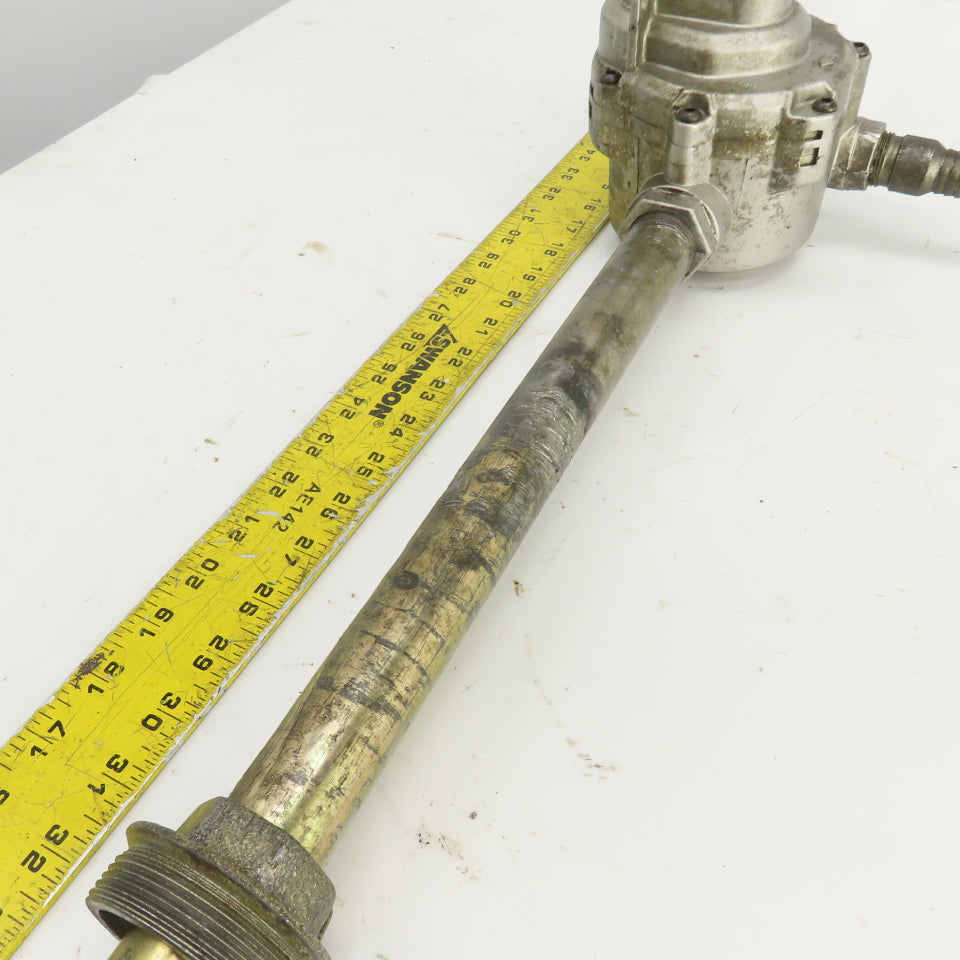 Rotary Hand Drum Pump 24-1/2" Spout 3/4" NPT Out