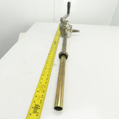Rotary Hand Drum Pump 24-1/2" Spout 3/4" NPT Out