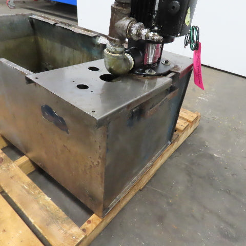 Grundfos SPK4-8/8A-WB-A-AUUV Multistage Coolant Pump 40 Gal Tank 1/2Hp 208-460V