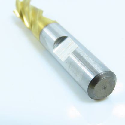 Niagara 85090 9mm 4 Flute Square Double End Mill Center Cutting 3/8" Shank TiN