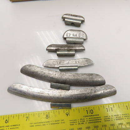 Myers Huge Lot Crimp On Tire Wheel Balancing Weight Lot Of 2000+ See Info