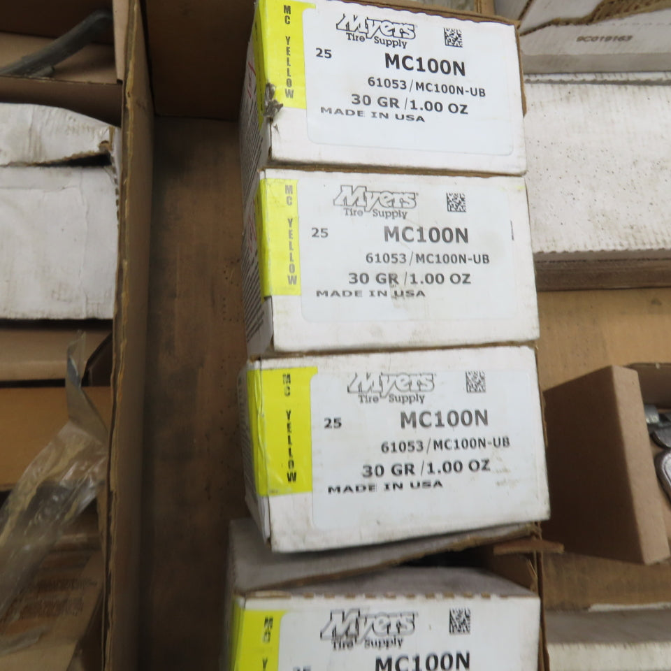 Myers Huge Lot Crimp On Tire Wheel Balancing Weight Lot Of 2000+ See Info