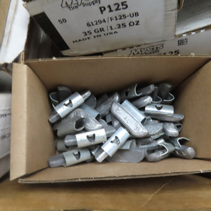 Myers Huge Lot Crimp On Tire Wheel Balancing Weight Lot Of 2000+ See Info