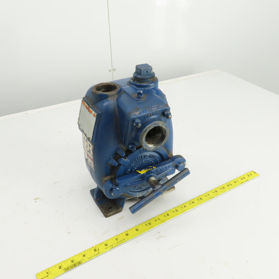 Gorman-Rupp 111/2A52-E2 3P Cast Iron Self Priming Centrifugal Pump 1-1/2" In/Out