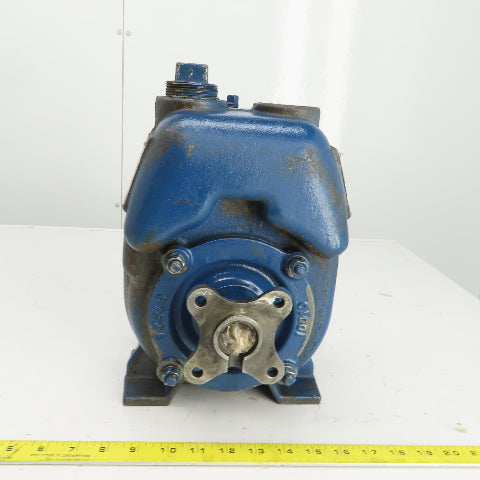 Gorman-Rupp 111/2A52-E2 3P Cast Iron Self Priming Centrifugal Pump 1-1/2" In/Out