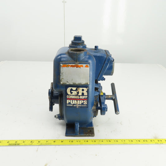 Gorman-Rupp 111/2A52-E2 3P Cast Iron Self Priming Centrifugal Pump 1-1/2" In/Out