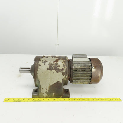 Sew-Eurodrive R60 DT71D4 .37kW 143.91:1 Ratio Gear Motor 11.5RPM Output 265/460V