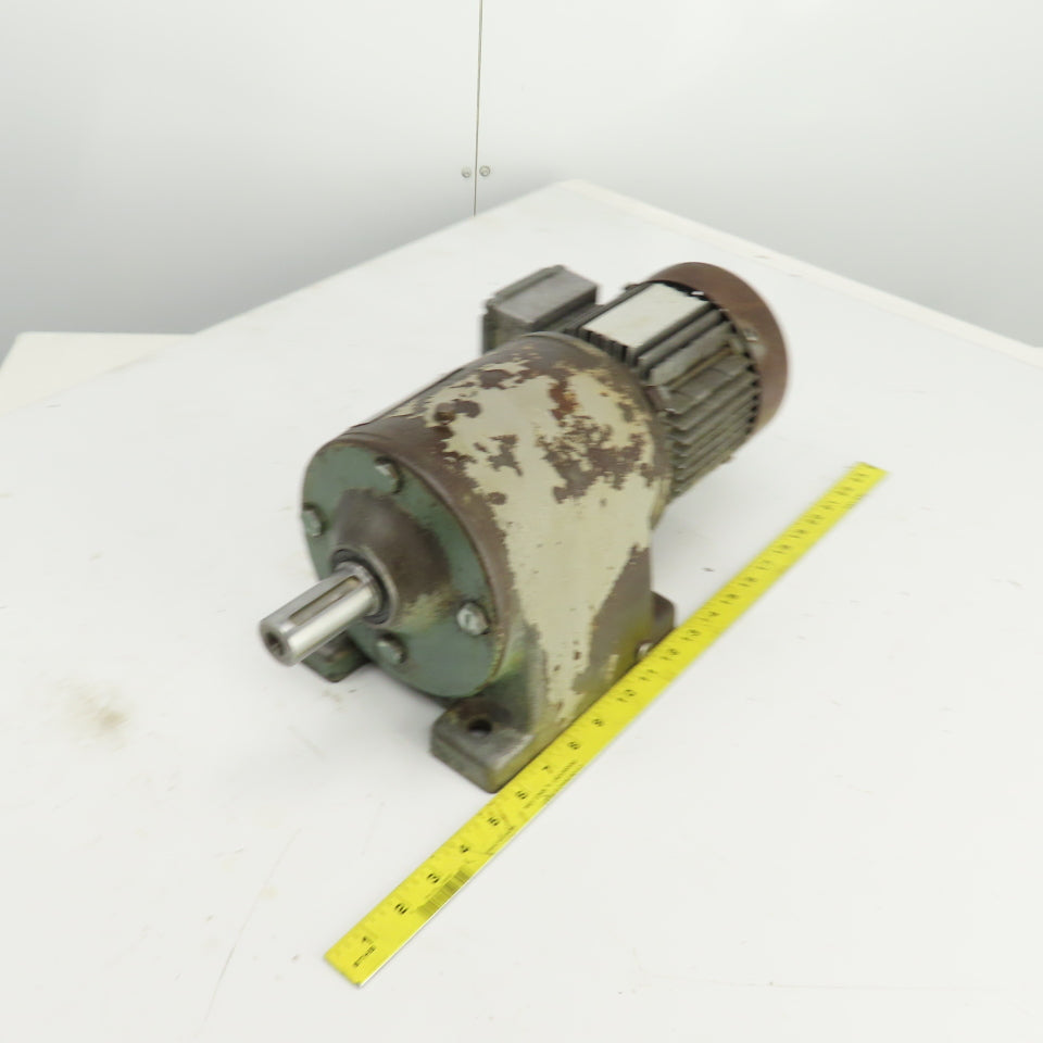 Sew-Eurodrive R60 DT71D4 .37kW 143.91:1 Ratio Gear Motor 11.5RPM Output 265/460V