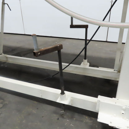152" x 5" Wide Air Blow Off Extrusion Take Away Conveyor 110/220V 1Ph 0-508 FPM