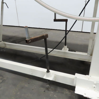 152" x 5" Wide Air Blow Off Extrusion Take Away Conveyor 110/220V 1Ph 0-508 FPM