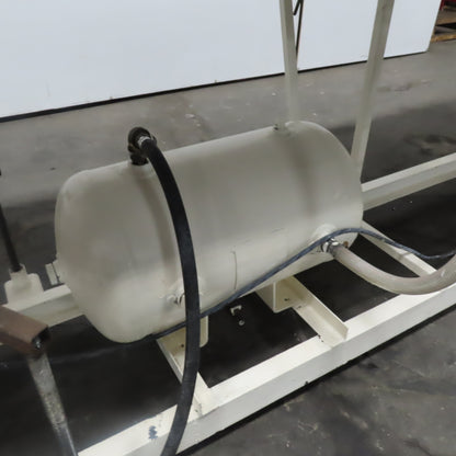 152" x 5" Wide Air Blow Off Extrusion Take Away Conveyor 110/220V 1Ph 0-508 FPM