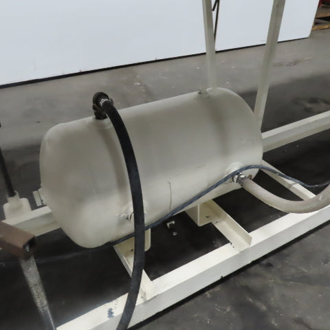 152" x 5" Wide Air Blow Off Extrusion Take Away Conveyor 110/220V 1Ph 0-508 FPM