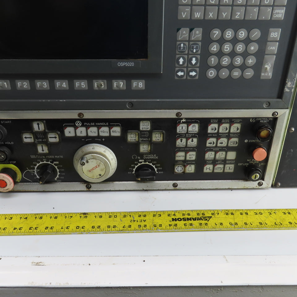 Okuma LB 15 CNC Lathe Operator Control Panel W/OSP5020 Operating System