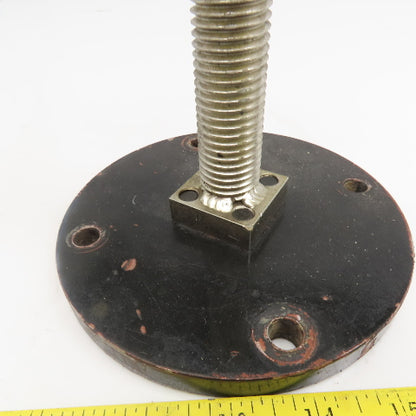 Floor Flange Foot Leveler 1"-8 Threaded Stud 10" Length 6" Base Lot Of 4