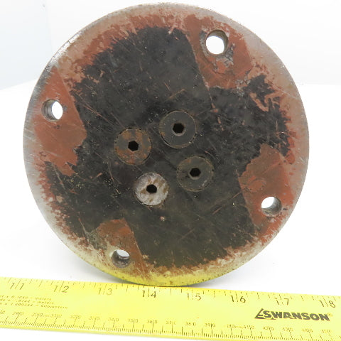 Floor Flange Foot Leveler 1"-8 Threaded Stud 10" Length 6" Base Lot Of 4