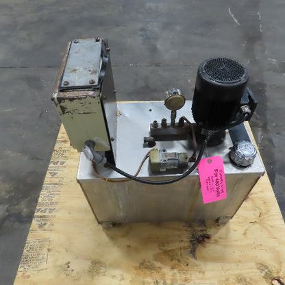 Grundfos SPK4-5/5A-W-/A-CVBV 0.5kW 3Ph Stainless Steel Coolant Pump 14 Gal Tank