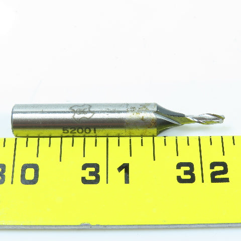 Misc. 1/8" To 11/32" 2 Flute Square End Mill 3/8" Shank Lot of 7