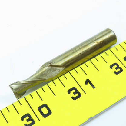 Misc. 1/8" To 11/32" 2 Flute Square End Mill 3/8" Shank Lot of 7