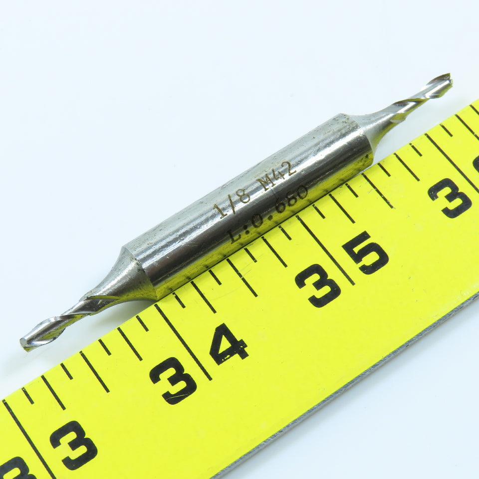 Misc. 1/32" To 23/64" 2 Flute Square End Mill Double End Lot of 10