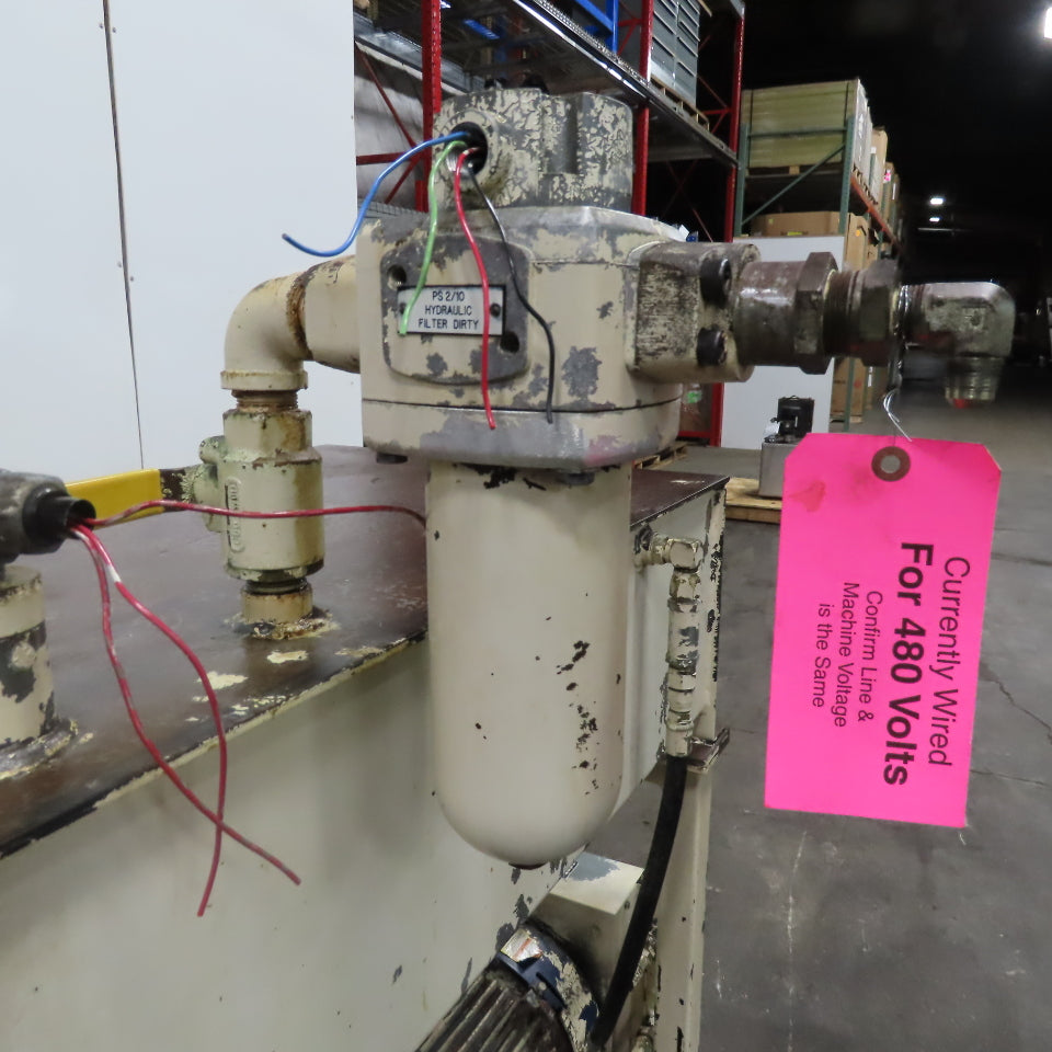 PVQ32B2R Hydraulic Power Unit 5Hp 230/460V 30 Gallon Tested