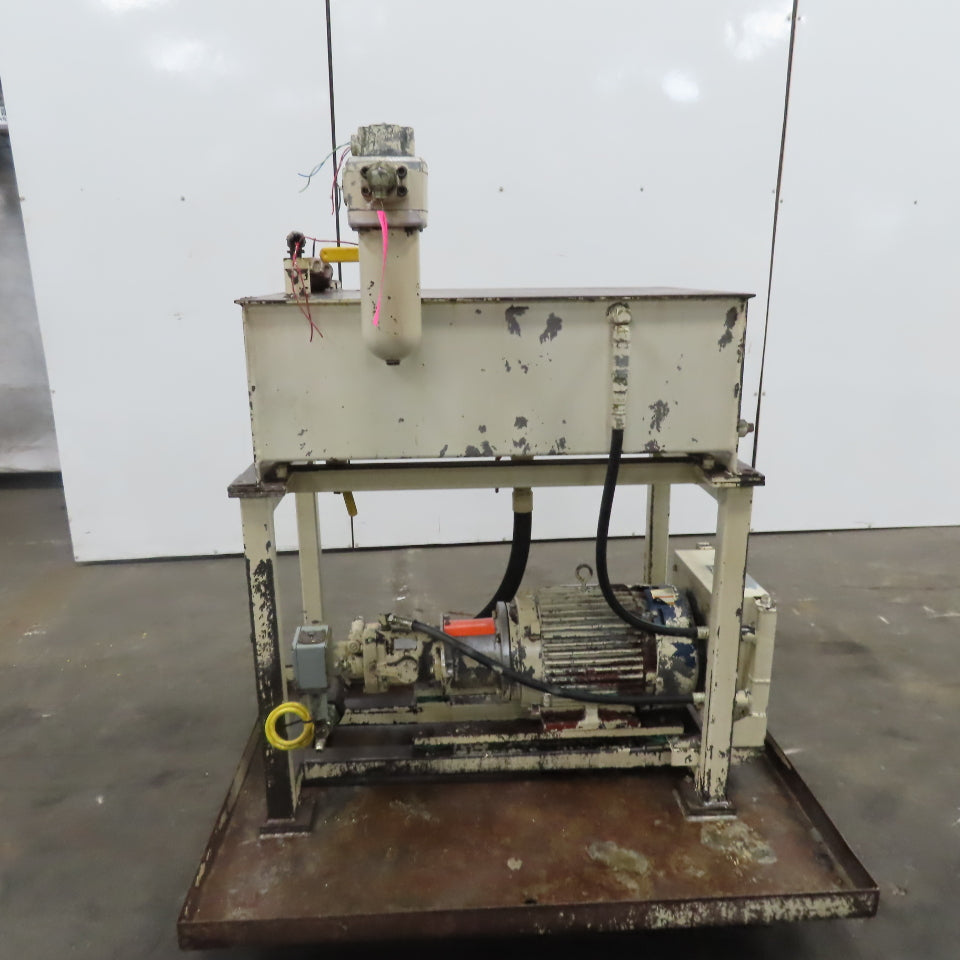 PVQ32B2R Hydraulic Power Unit 5Hp 230/460V 30 Gallon Tested