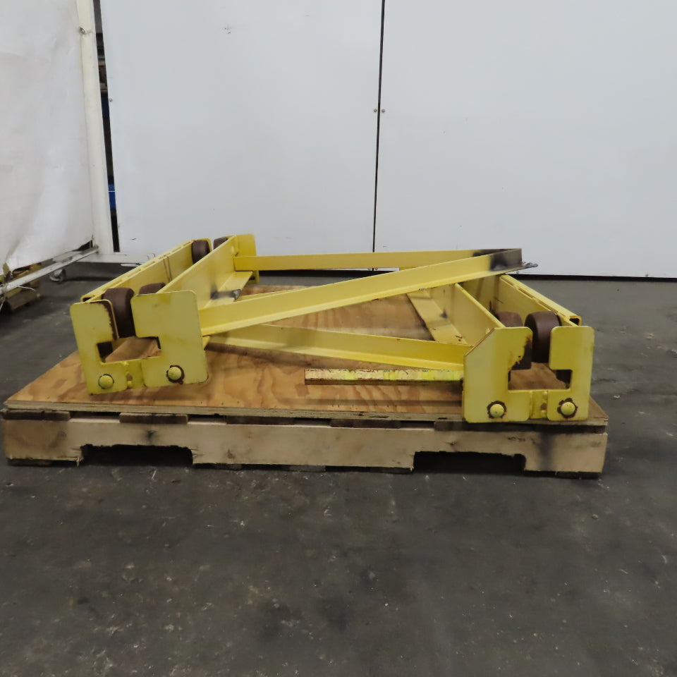 Steel Bridge Crane End Trucks For 3-1/2" I-Beam Lot Of 2
