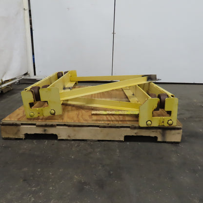 Steel Bridge Crane End Trucks For 3-1/2" I-Beam Lot Of 2