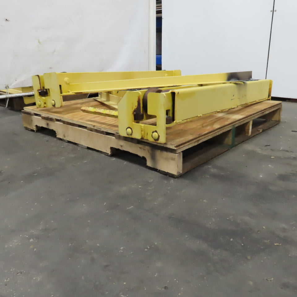 Steel Bridge Crane End Trucks For 3-1/2" I-Beam Lot Of 2
