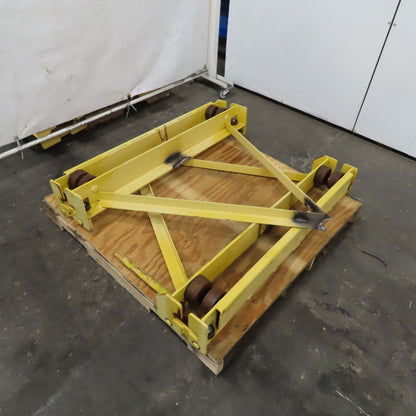 Steel Bridge Crane End Trucks For 3-1/2" I-Beam Lot Of 2