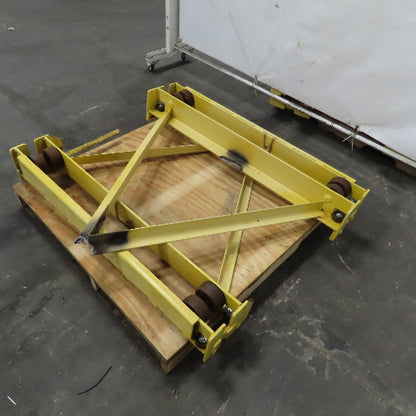 Steel Bridge Crane End Trucks For 3-1/2" I-Beam Lot Of 2
