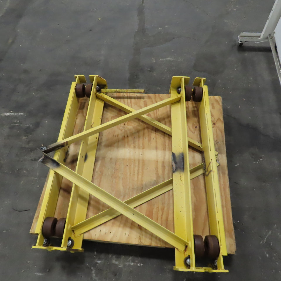 Steel Bridge Crane End Trucks For 3-1/2" I-Beam Lot Of 2