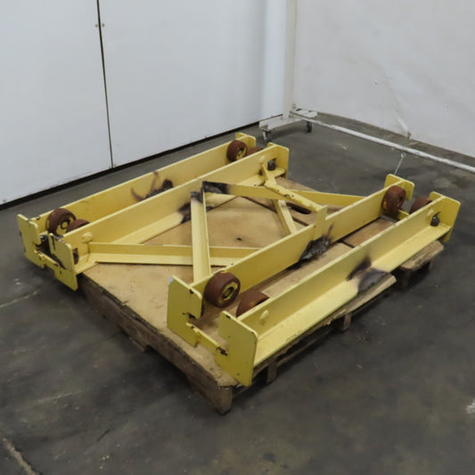 Steel Bridge Crane End Trucks For 5" I-Beam Lot Of 2