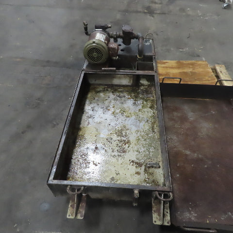Under Machine Rolling Tool Coolant Recirculatory Filtration Pump 208-460V 12 Gal