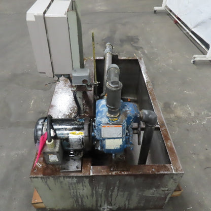 93 Gallon Tool Coolant Recovery Recirculation Tank Pump 2Hp 208-230/460V