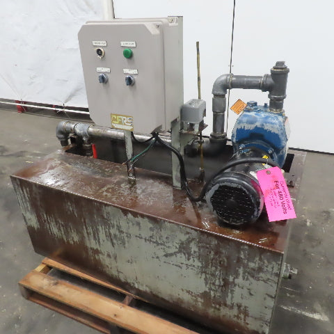 93 Gallon Tool Coolant Recovery Recirculation Tank Pump 2Hp 208-230/460V