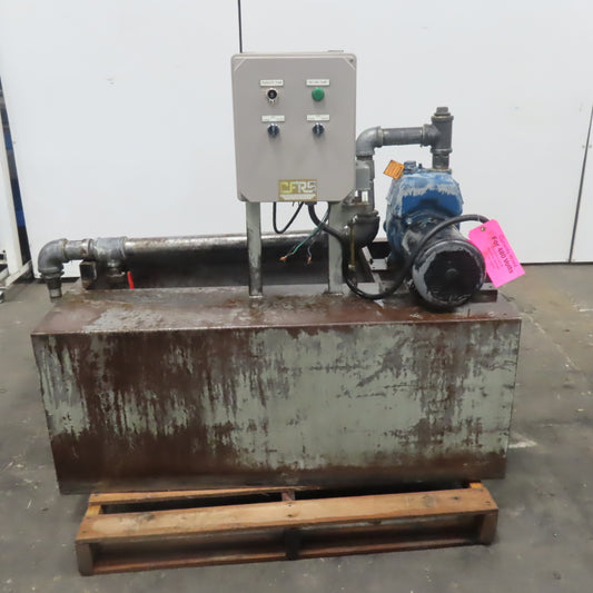 93 Gallon Tool Coolant Recovery Recirculation Tank Pump 2Hp 208-230/460V