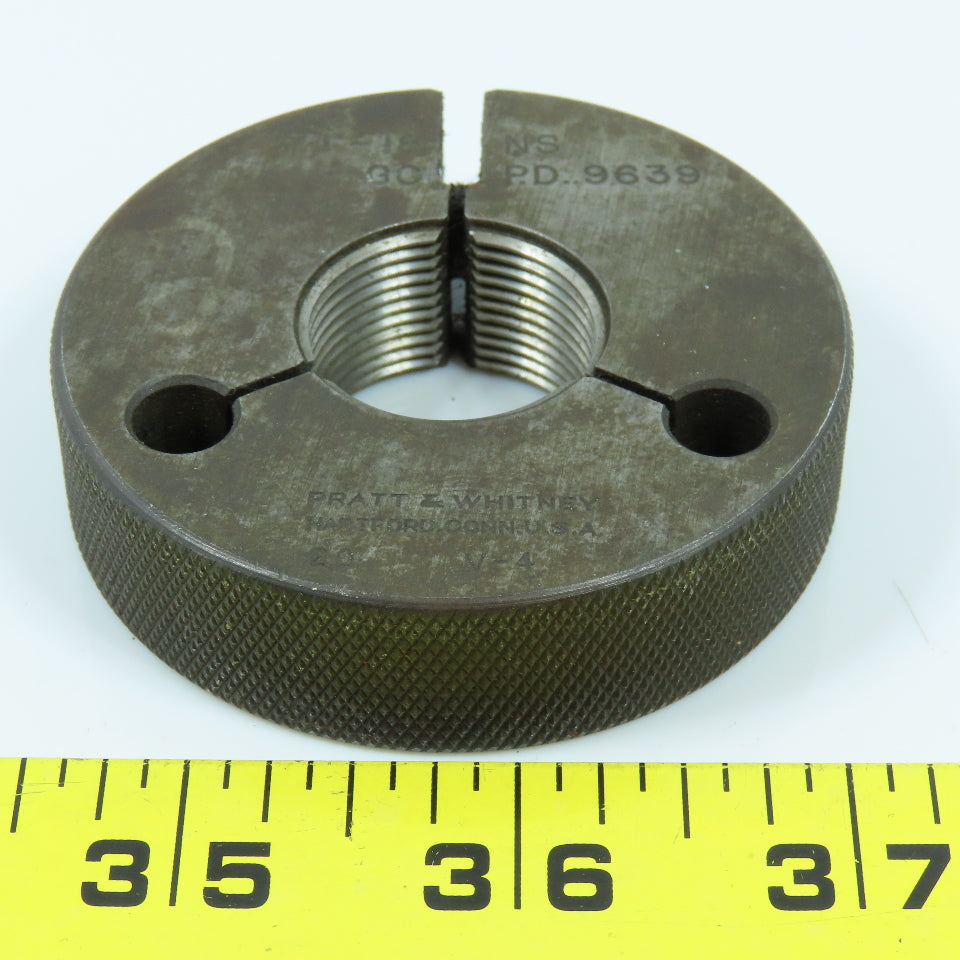 Pratt & Whitney 1"-18 NS Thread Ring Gage Go P.D. .9639 Go Only