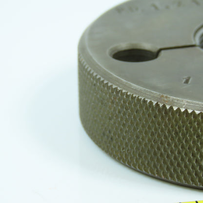 Sheffield 1-1/4"-18 NS Thread Ring Gage Go P.D. 1.2150 Go Only