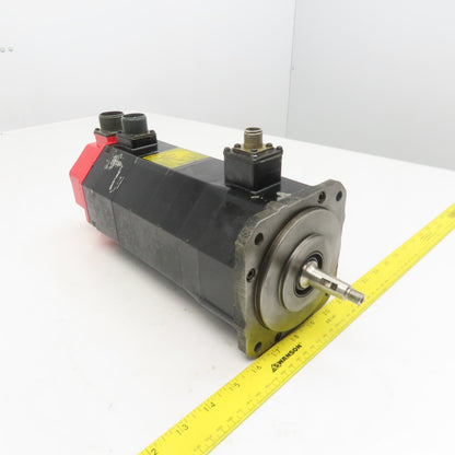 Fanuc A06B-0314-B202 2000 RPM 136V AC Servo Motor 8 Pole 3Ph W/ Brake Pulsecoder