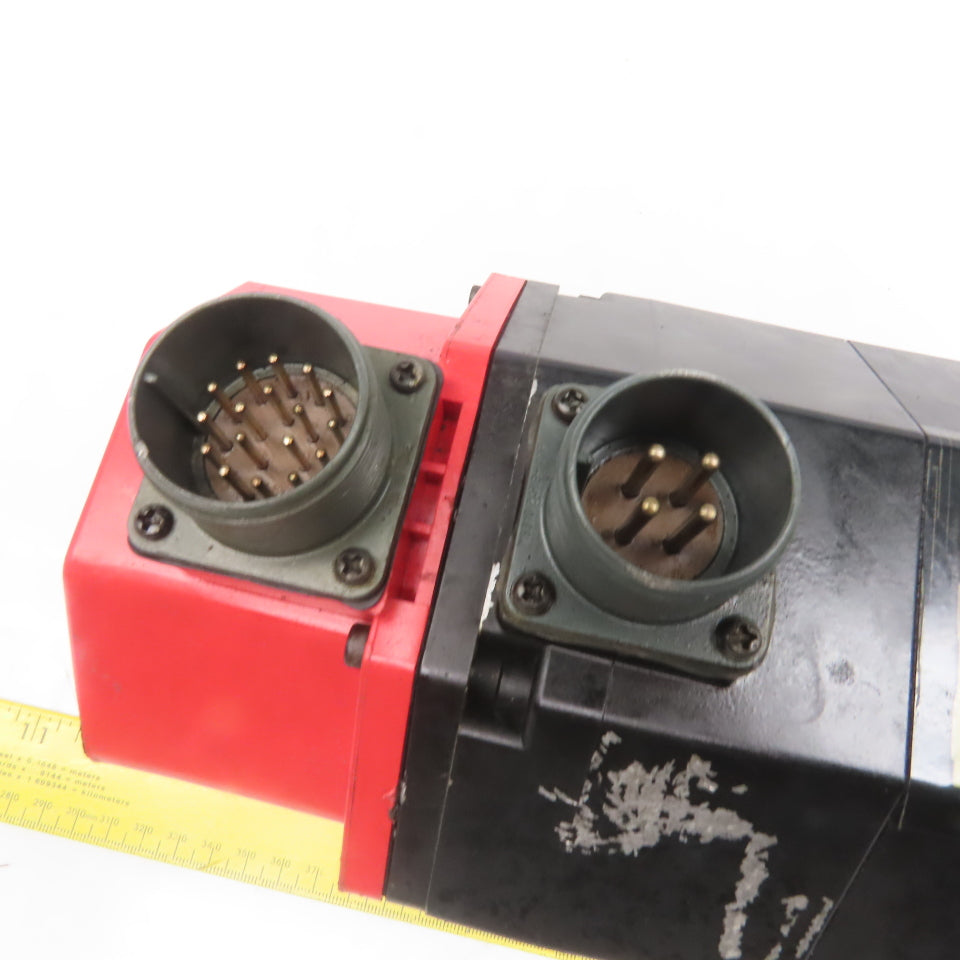 Fanuc A06B-0314-B202 2000 RPM 136V AC Servo Motor 8 Pole 3Ph W/ Brake Pulsecoder