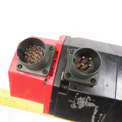 Fanuc A06B-0314-B202 2000 RPM 136V AC Servo Motor 8 Pole 3Ph W/ Brake Pulsecoder