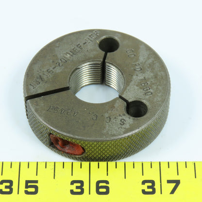 S.C.C. 13/16"-20 NEF Thread Ring Gage Go P.D. .7800 Go Only