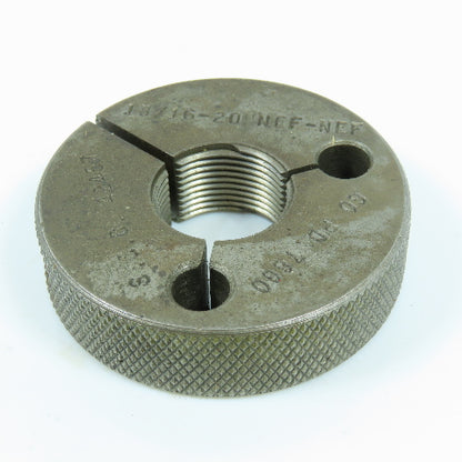 S.C.C. 13/16"-20 NEF Thread Ring Gage Go P.D. .7800 Go Only
