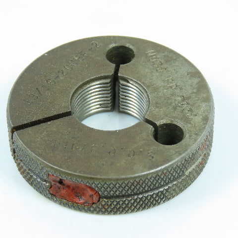 S.C.C. 13/16"-20 NEF 2 Thread Ring Gage No Go P.D. .7754 No Go Only